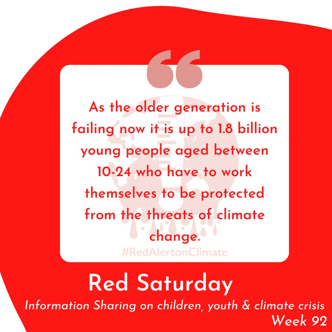 NYCA_Nepal's tweet photo. Red Saturday brings information on children, youth, and the climate crisis every week on Saturday.
Red Saturday for Week 92 is here‼️
#RedSaturday
#Children4Climate
#Youth4Climate
#ClimateCrisis📛 https://t.co/u80QF7azjM