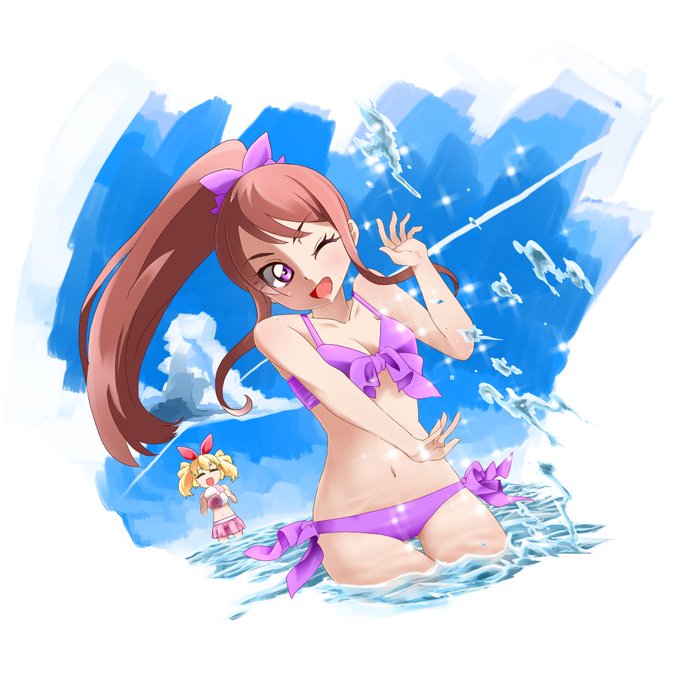 劇場版アイカツは8月までやってたら行けます╭( ・ㅂ・)و ̑̑
そういうわけで夏っぽいの再掲🫠 