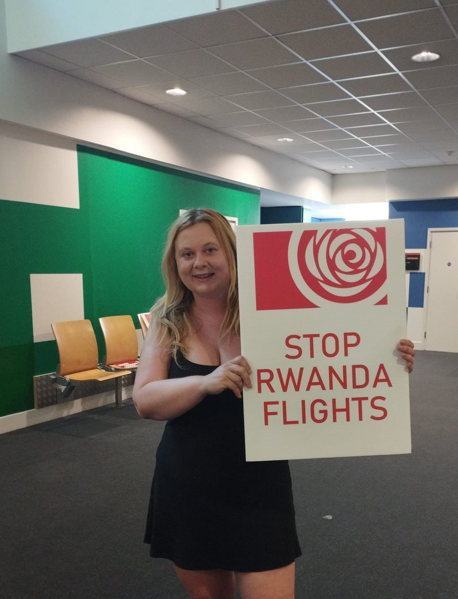 Branch Chair Ruth Cashman at the @labfreemvmt conference #stoprwandaflights