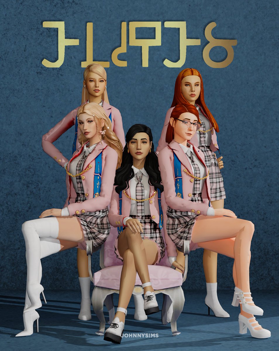 john_gylor's tweet image. The Highschool Elites of Willow Creek and Oasis Springs. ✨💕

#TheSims4 #ShowUsYourSims