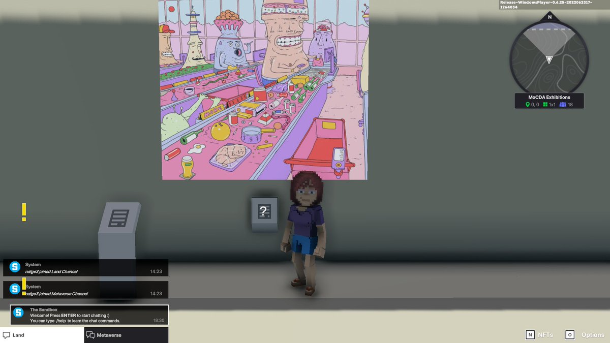 CooodLopes's tweet photo. @TheSandboxGame @SuperRare I just participated in the #TheSandbox weekly contest for a chance to win 200 mSAND! I found the art piece, check out my screenshot below!
👇 https://t.co/YW5YQbGvPx