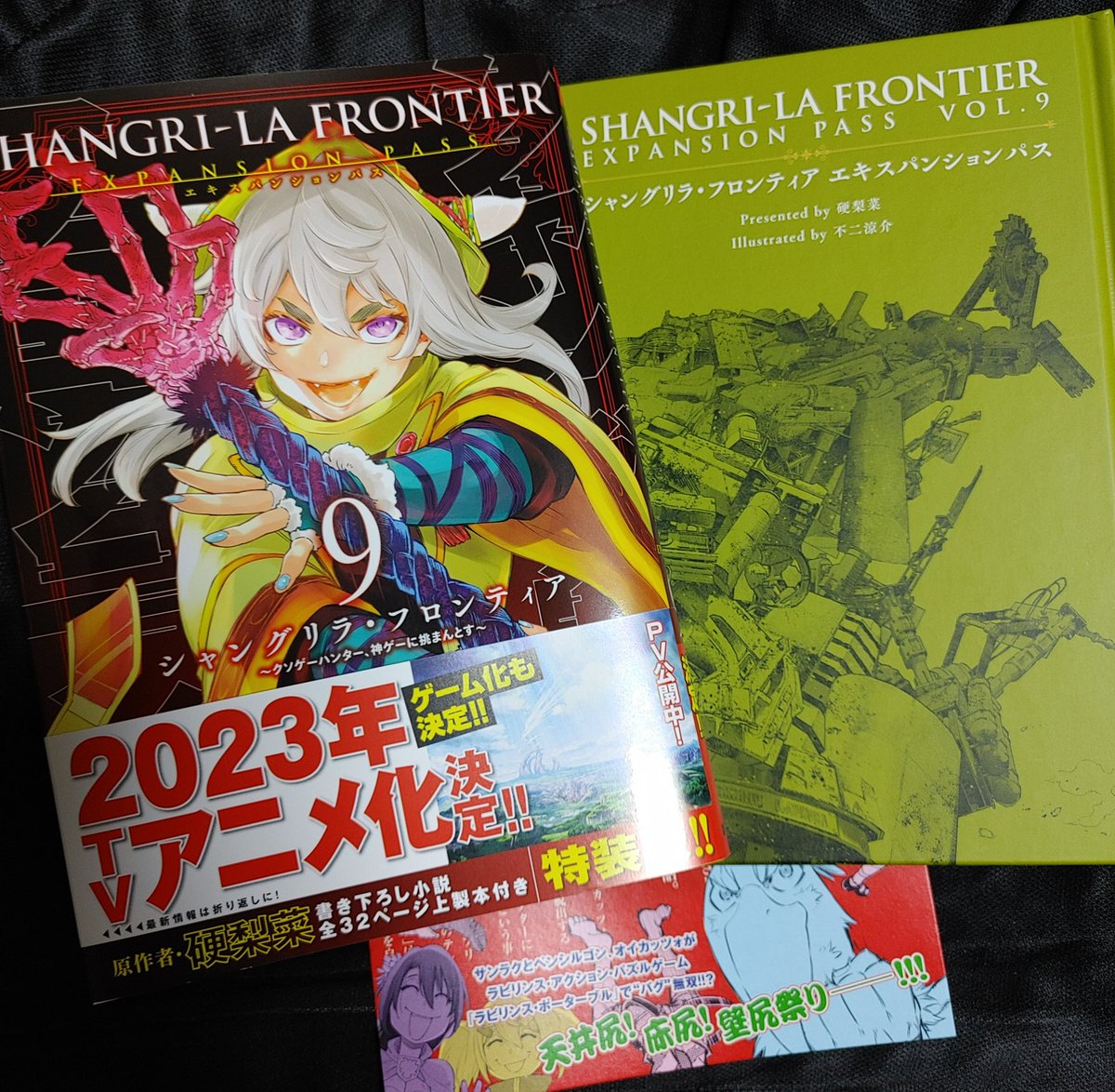 シャングリラ・フロンティア 大塚明夫 サイン入りポスター