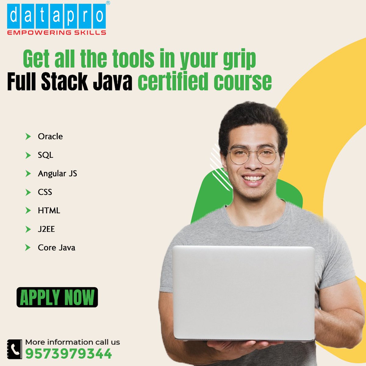 DataproIndia1's tweet image. Learn full-stack java development course from the industry experts. Having an experience in training lakhs of students, Datapro never fails to provide the best skill 
support to its students. Book your slot now!
.
.
.
.
.
.
#fullstackjava #fullstackjavascript