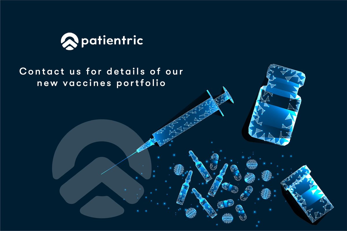 Our vaccines will be available to order via Alliance Healthcare and Phoenix on Monday. Email us for details at support@patientric.co.uk