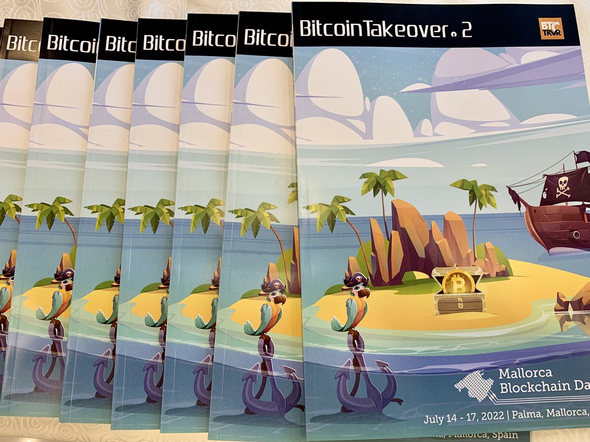 Vladcostea's tweet photo. 🔥BTCTKVR Magazine giveaway 🔥

To win one of these beautiful &amp; rare prints:
1. Like + retweet this post
2. Follow ⁦@MallorcaBCDays⁩

10 random people will receive a signed &amp; numbered magazine copy via post 🎉 https://t.co/fXpuTB6G3A