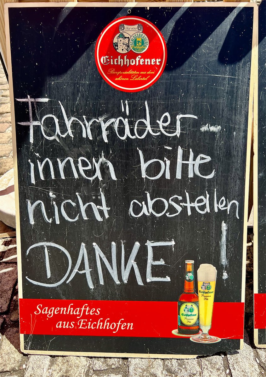 Immer dieser #genderwahn der linksgrünwoken Ausflugslokale!!! 😉