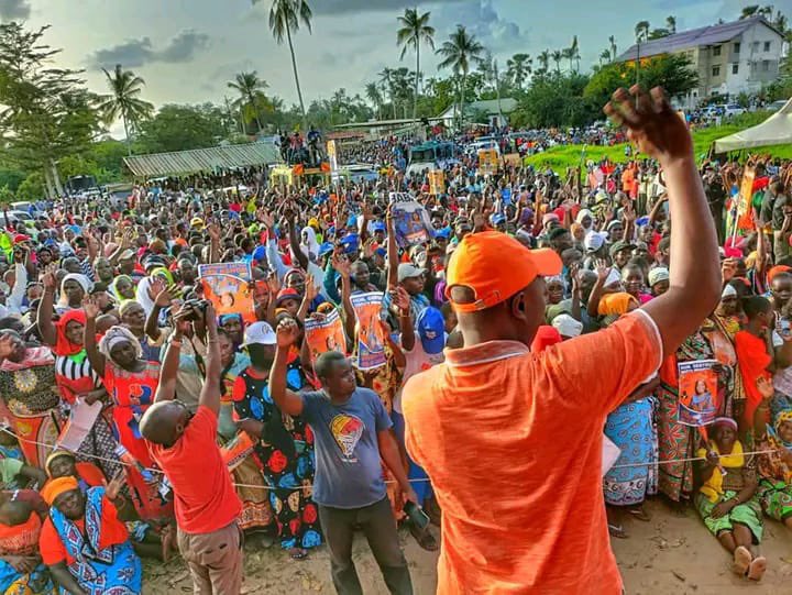 Thanks a lot great people of Rabai Constituency for your warm welcome to our 5th president of the Republic of Kenya H. E. Raila Amolo Odinga yesterday evening