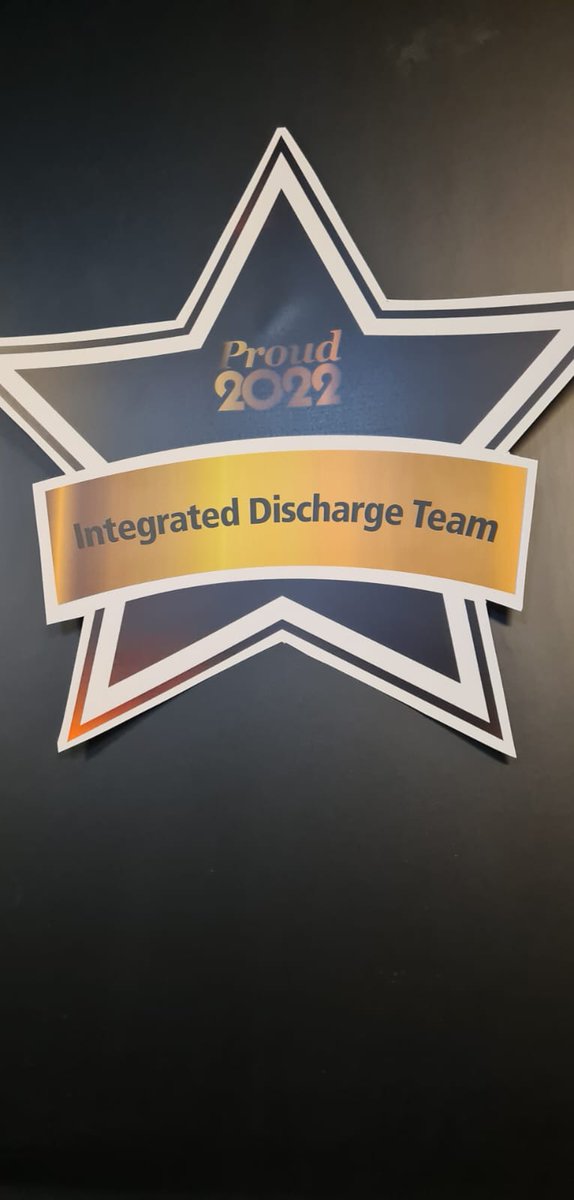 Emma00723736's tweet photo. Extremely honoured and proud for IDT to be shortlisted
in the ‘Non clinical team award’ for the
@RotherhamNHS_FT
proud awards
#TRFTproud #IDT #integrateddischargeteam https://t.co/3DsYFtr3Gt