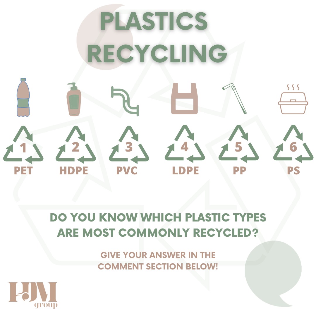 HJM_GROUP's tweet photo. Out of all the materials that end up in our recycling bins, some plastic types are the most difficult to #recycle. This is because #plastics are composed of several different polymer types with various characteristics.
Share with us your answer!
#HJMGroup #Plasticfree https://t.co/rdjHFiLtNK