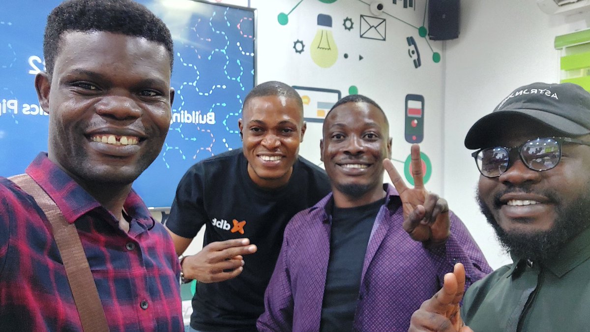 TosinOpeniyi's tweet photo. I am at #dbtlagos physical meetup https://t.co/3VWqWQdwMy