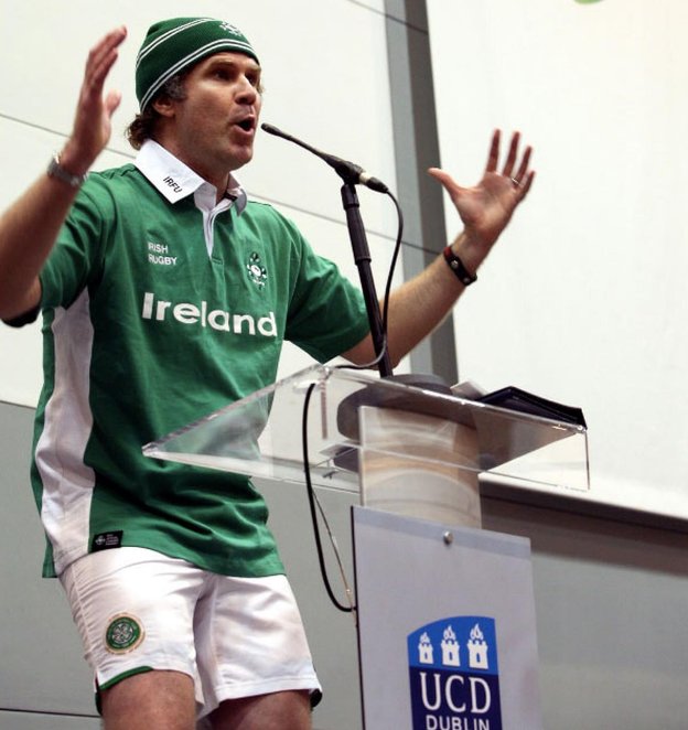 Happy 55th birthday Will Ferrell! He received the James Joyce Award at in 2008. 