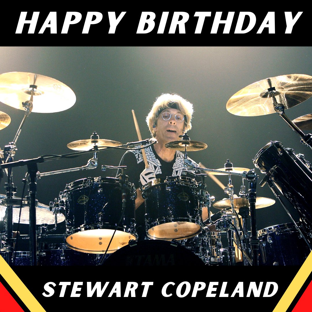 Happy Birthday to The Police drummer, Mr. Stewart Copeland! Photo by Ethan Miller/Getty Images 