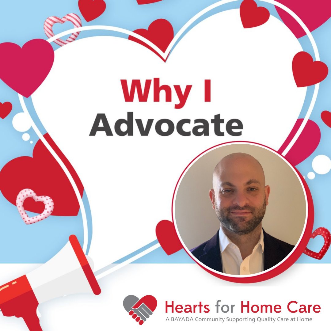 H4HCAdvocacy's tweet photo. #WhyIAdvocate
Government Affairs Director of @BayadaHHC Rob Lattin:
"I advocate to provide a voice for those who might not otherwise be heard. Itโs critical to the well-being of home care's recipients and caregivers that their experiences inform states' policy decisions." #H4HC https://t.co/MUpbPtoyTU