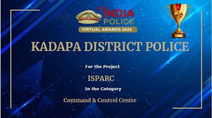 APPOLICE100's tweet photo. #DGP Shri K.V Rajendranath Reddy IPS, appreciated all award winners for their achievement,which further increases the responsibility in providing best service to the #citizens of the State.(4/4)
#gnevents
#PolicingWithTechnology
@PMOIndia
@HMOIndia
@AndhraPradeshCM
@governancenow https://t.co/d3SO3znsEf