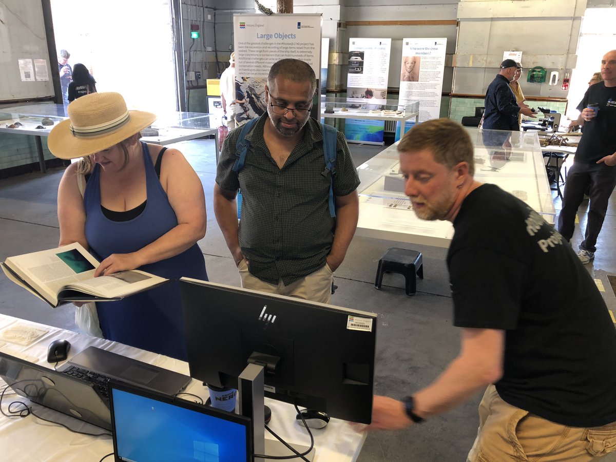HE_Maritime's tweet photo. Enjoy a virtual dive and explore the @rooswijk1740 #divetrail or learn about wood identifications of shipwreck artefacts. https://t.co/vmAiYaX4dt