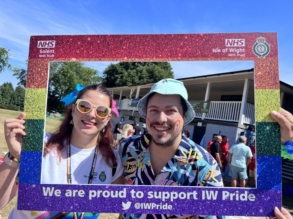 IOWNHS's tweet photo. Happy Isle of Wight Pride from #TeamIOWNHS We are so proud to be here supporting our LGBTQ+ Island community #IOWPride #IsleOfWightPride #LoveWins 🏳️‍🌈🏳️‍⚧️ https://t.co/BcLUsfhYfw