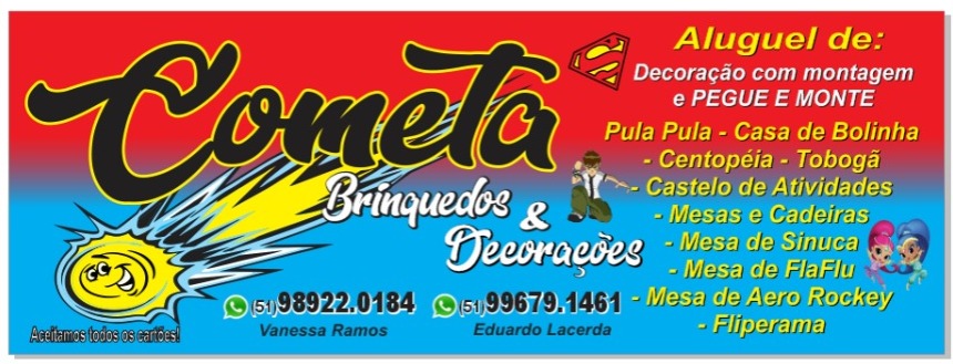 altamidiars's tweet photo. COMETA BRINQUEDOS E DECORAÇÕES. https://t.co/bAFCO1Gb6Z