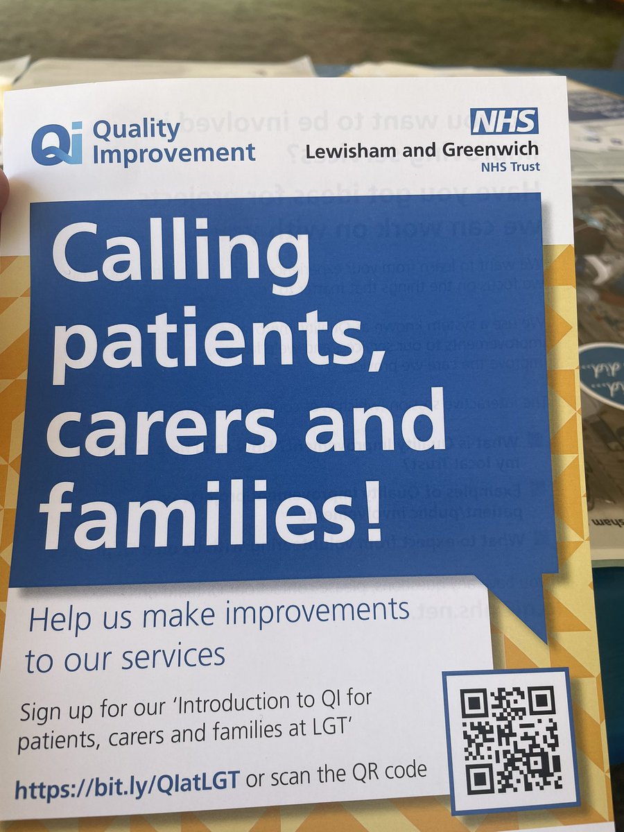 catatonia55's tweet photo. Promoting patient, carers and family QI training &amp; LGT Improvement showcase great to engage with local communities at People’s Day Lewisham @WeAreLewisham @LG_NHS @SulanGingell @AlexandraStrks @patientexpLGT https://t.co/KYan3mVWTP