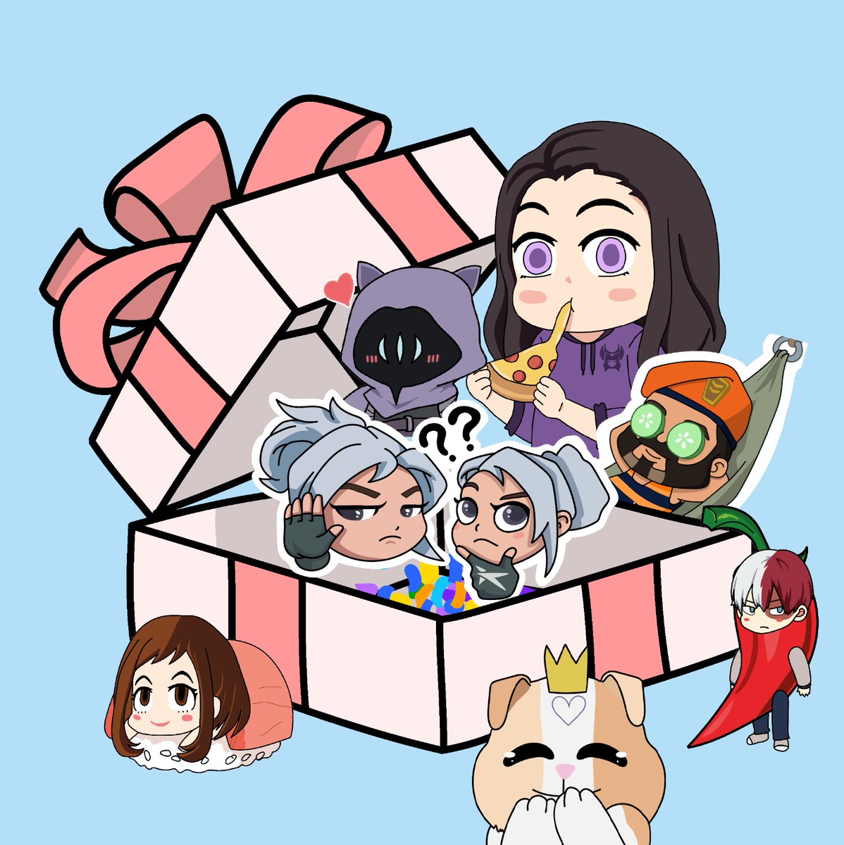 🎁SORTEO🎁

El premio será un pack de emotes personalizados o de #VALORANT 
Habrá 2 ganadores.

Requisitos:
1️⃣ RT y 🖤
2️⃣ Seguirme en Twitter 
3️⃣ Seguirme en Twitch twitch.tv/Wanhedix

Se comprobarán todos los pasos 🥰
Ganador el 30/07 en mi stream.
🍀Mucha suerte a todos🍀