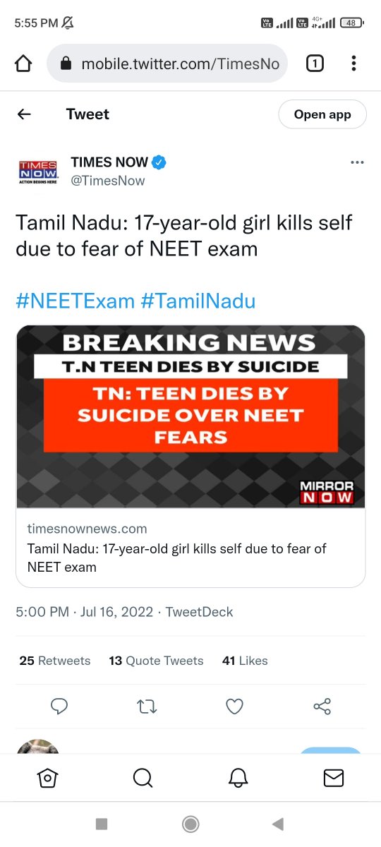 swiper091's tweet photo. #NEETUG2022 @narendramodi @dpradhanbjp @PMOIndia 
Ek aur sathi gya hamara https://t.co/SE5IHI2eQU
