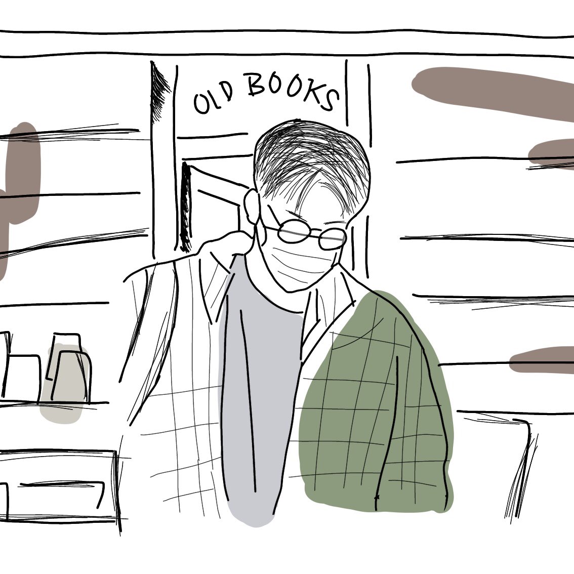 wonudeln's tweet image. Tentang lelaki perpustakaan, #wonwoo