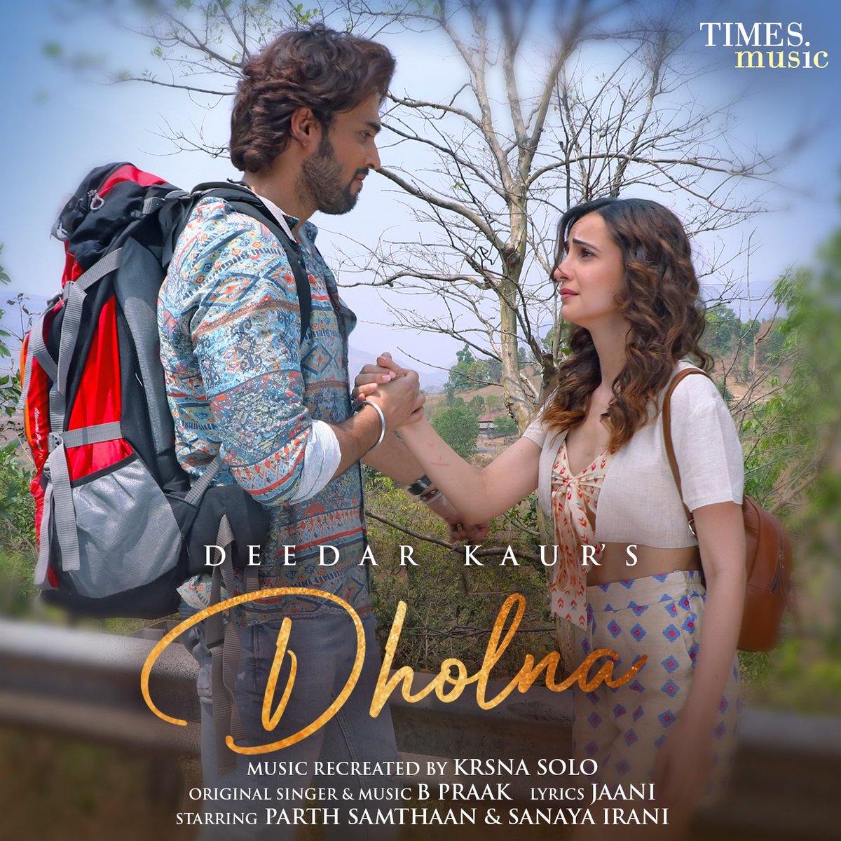 TimesMusicHub's tweet photo. The soulful and heart-touching music video of Deedar Kaur's 'Dholna' starring Parth Samthaan and Sanaya Irani is coming soon on Times Music😍

@DeedarKaur @krsnasolo #sanayairani #parthsamthaan @timesmusichub 
@onboardfilms #sidhaantsachdev
@BPraak @yourjaani 

#Dholna https://t.co/MEs38WqWvf