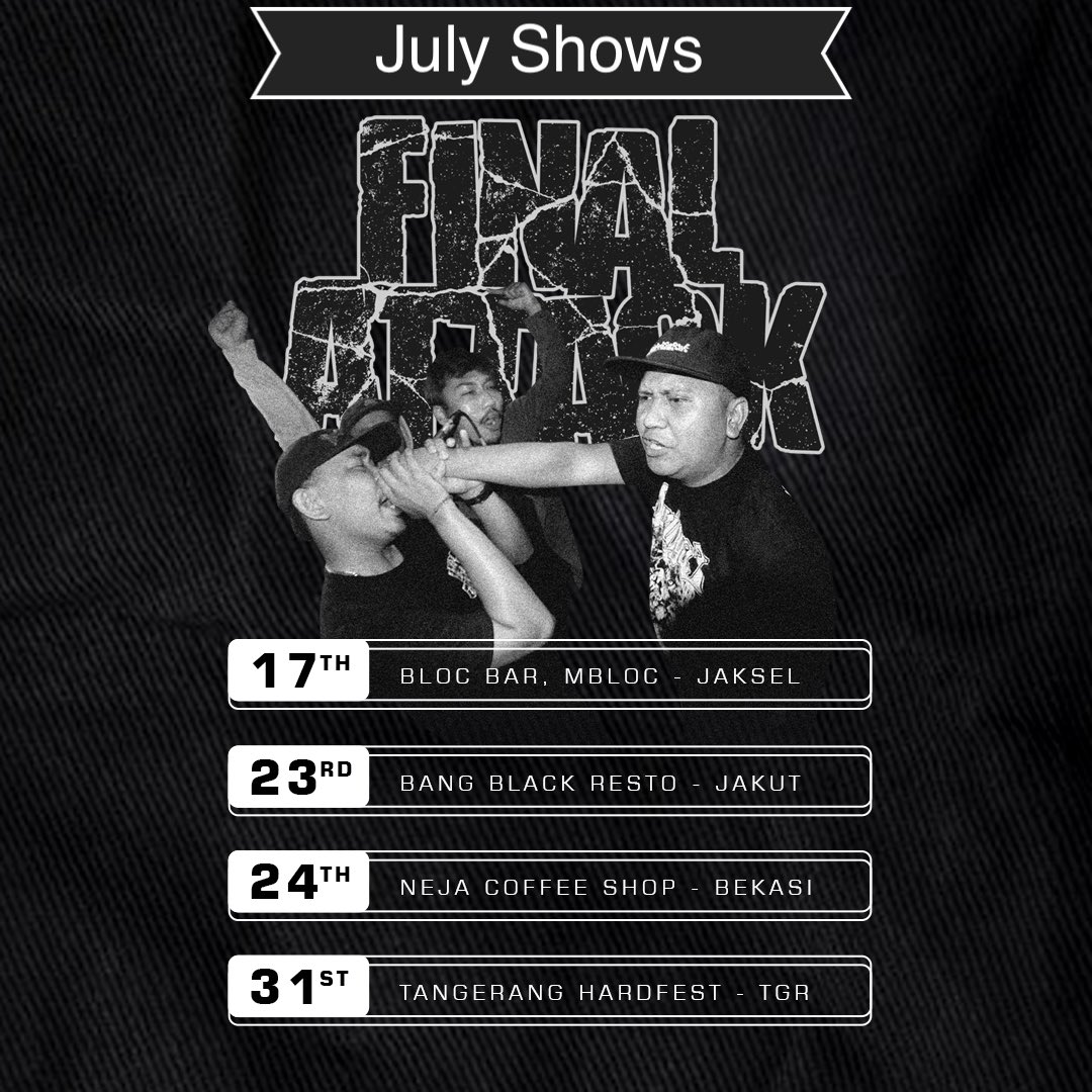 Jadwal bulan juli guys. Kuy merapat