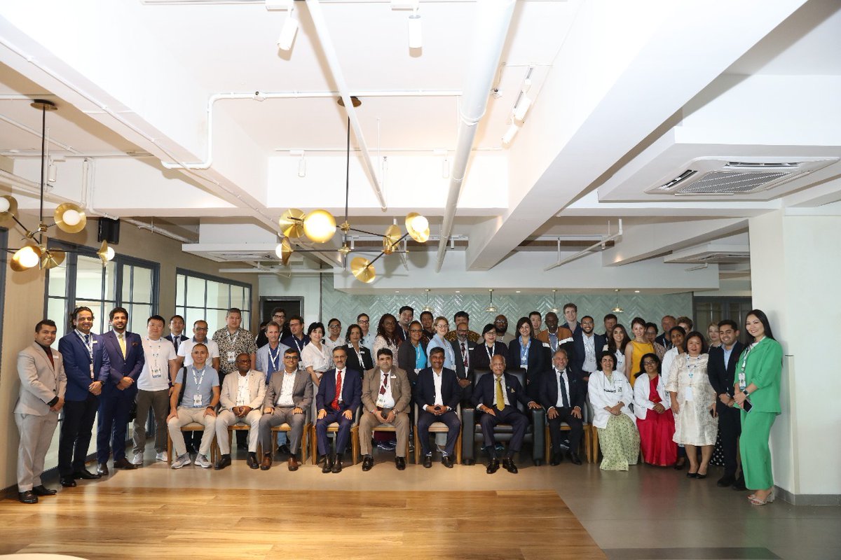 ApolloProton's tweet photo. Apollo Proton Cancer Centre presents PRO-VISIT, a tour of our Proton facility and interaction with the World's finest #Oncologists.
We had the privilege of hosting 45 delegates (Clinicians & Medical Administrators) from 15 countries at our facility.
#ProVisit #ApolloProton https://t.co/Wbxgk4bDAF