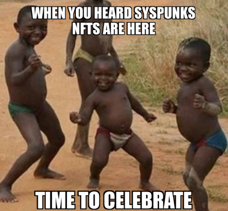 Shivarambloc's tweet photo. @syspunks NFTs launching on @syscoin
#SYSNFTs
#SYSpunks https://t.co/1M3JdtssvN
