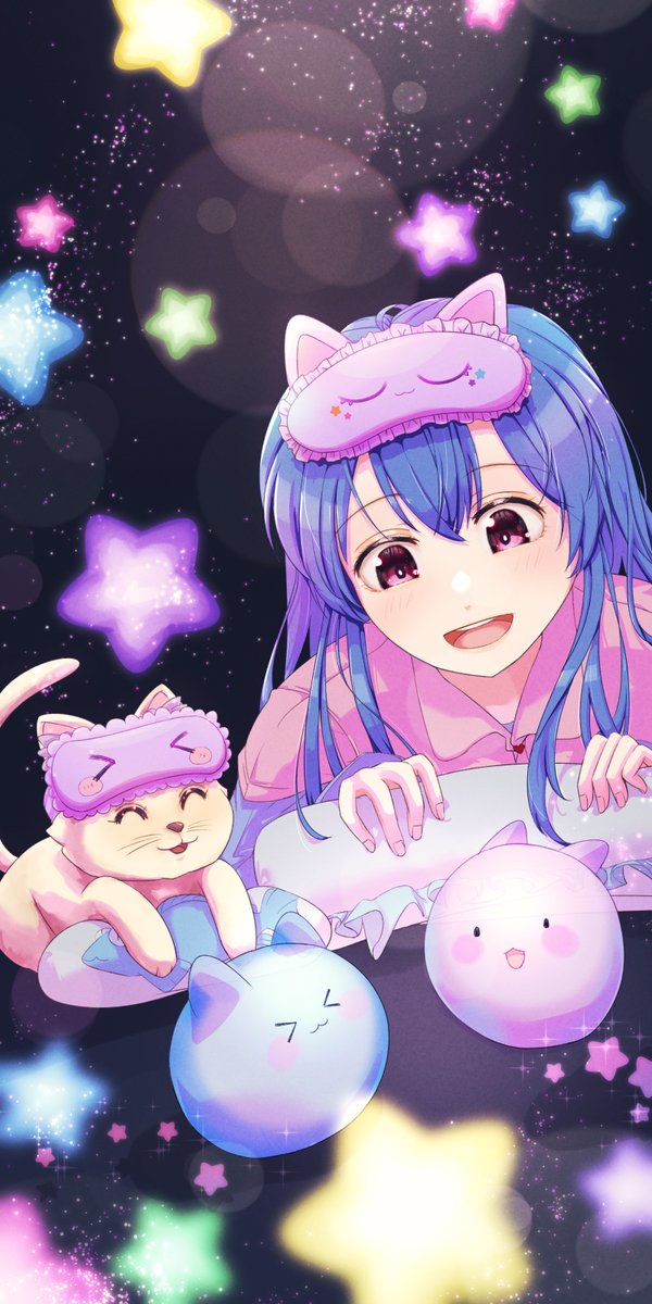 I drew FA for "Coloful Night" by yume san!　o((^▽^))o

"Chatting time before sleeping" by sai7
foundation.app/@sai7/fanartco… 

"Colorful Night" by yume san
foundation.app/@yume_/dreamyg…