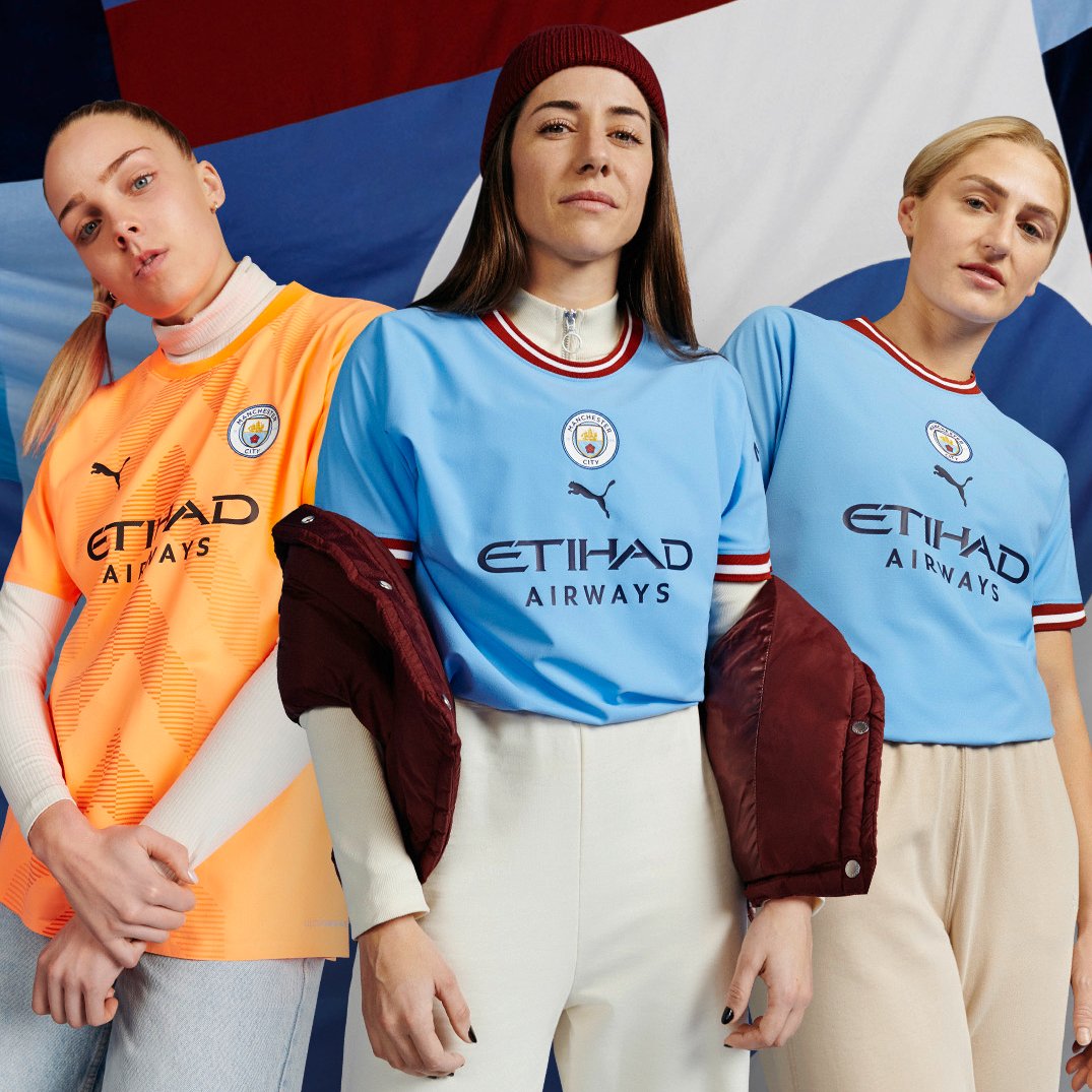 PUMASouthAfrica's tweet image. It’s always been about style.

@ManCity Home Kit arrives 22 July 2022. Save the date!