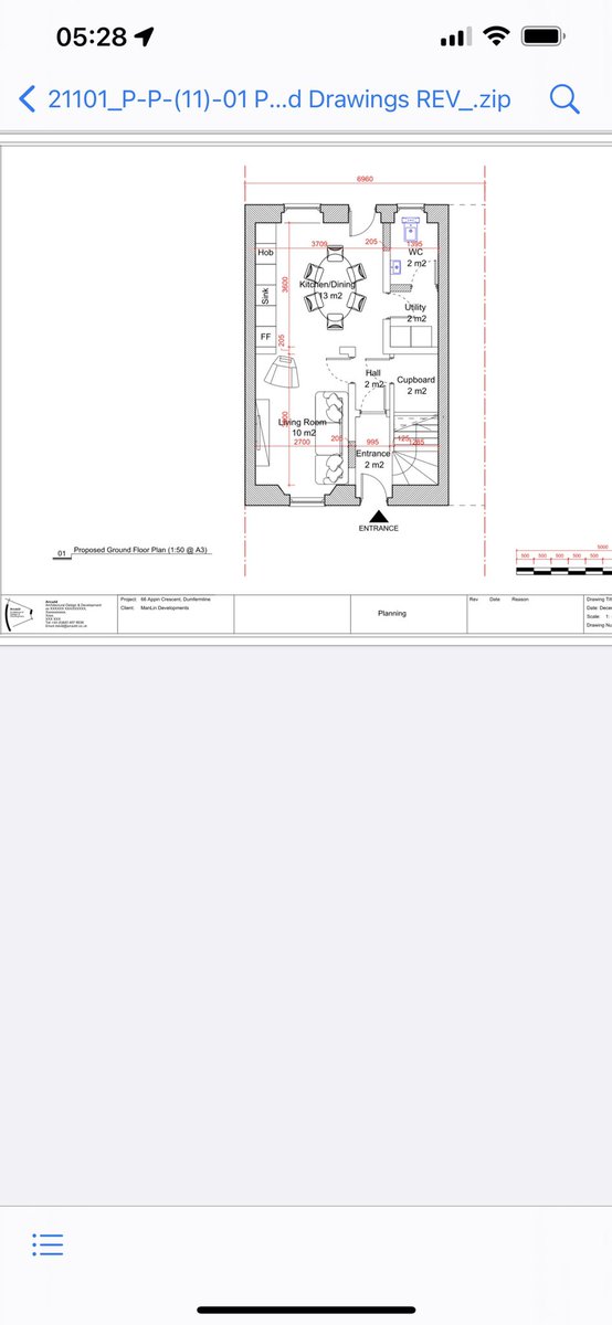 Before and after floor plans for new layout.