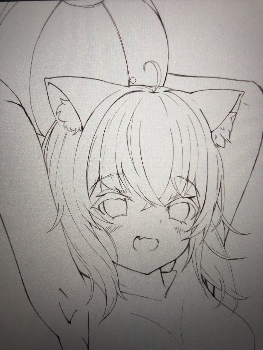 やっぱおかゆん描きやすい 