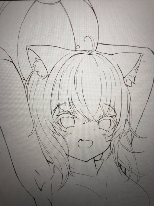 やっぱおかゆん描きやすい 