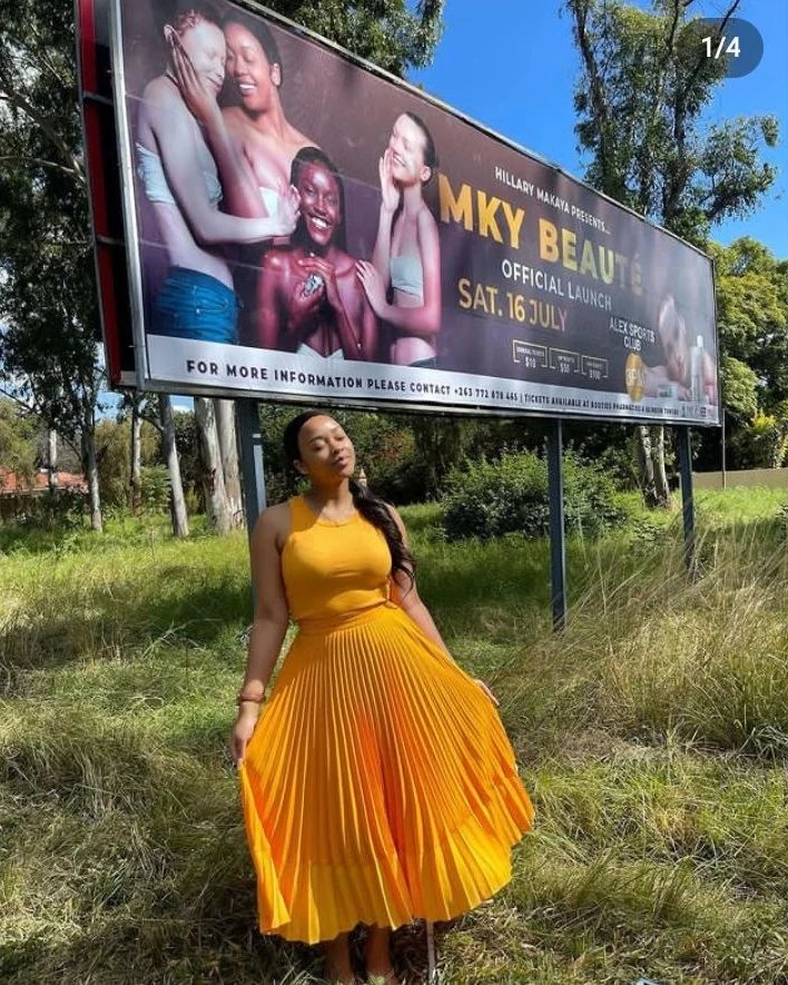 zim_varsity's tweet photo. Let's take a look at the new skin care brand being launched in Zimbabwe. Next week Saturday they will be part of our makeup session as well with another talent. Today Zimbabwe has been graced with a skin care product by @hillmakayamodel @mkybeaute . Let's attend https://t.co/qopqanDrI4