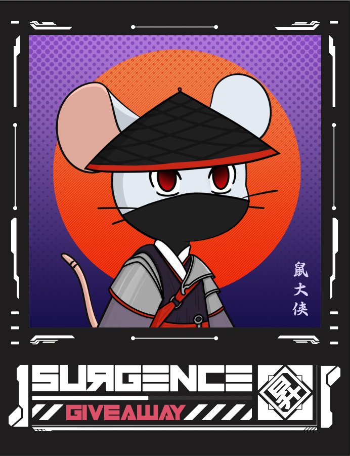 ╔ SURGENCE ⇔ RBFU
╚ collaboration giveaway

⊛ 5 x <a href="/RoyalBlockFU/">Royal BlockFU</a> wl
⊛ 5 x @SurgenceNFT access

to enter:
➬ follow @SurgenceNFT, <a href="/RoyalBlockFU/">Royal BlockFU</a>
➬ tag 3 agents
➬ like + rt

[ #SUGMI #NFT #NFTGIVEAWAY }