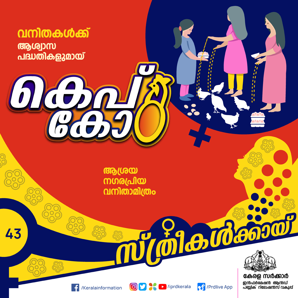 iprdkerala's tweet photo. സ്ത്രീകൾക്കായ്: 43
---
വനിതകൾക്ക് ആശ്വാസ പദ്ധതികളുമായ് 'കെപ്കോ'
* ആശ്രയ, നഗരപ്രിയ, വനിതാമിത്രം
വിശദവായനയ്ക്ക്
https://t.co/QrnJT9KHCM
#sthreekalkkayi #kepco #vanithamithram #kerala https://t.co/weSHFX96jK