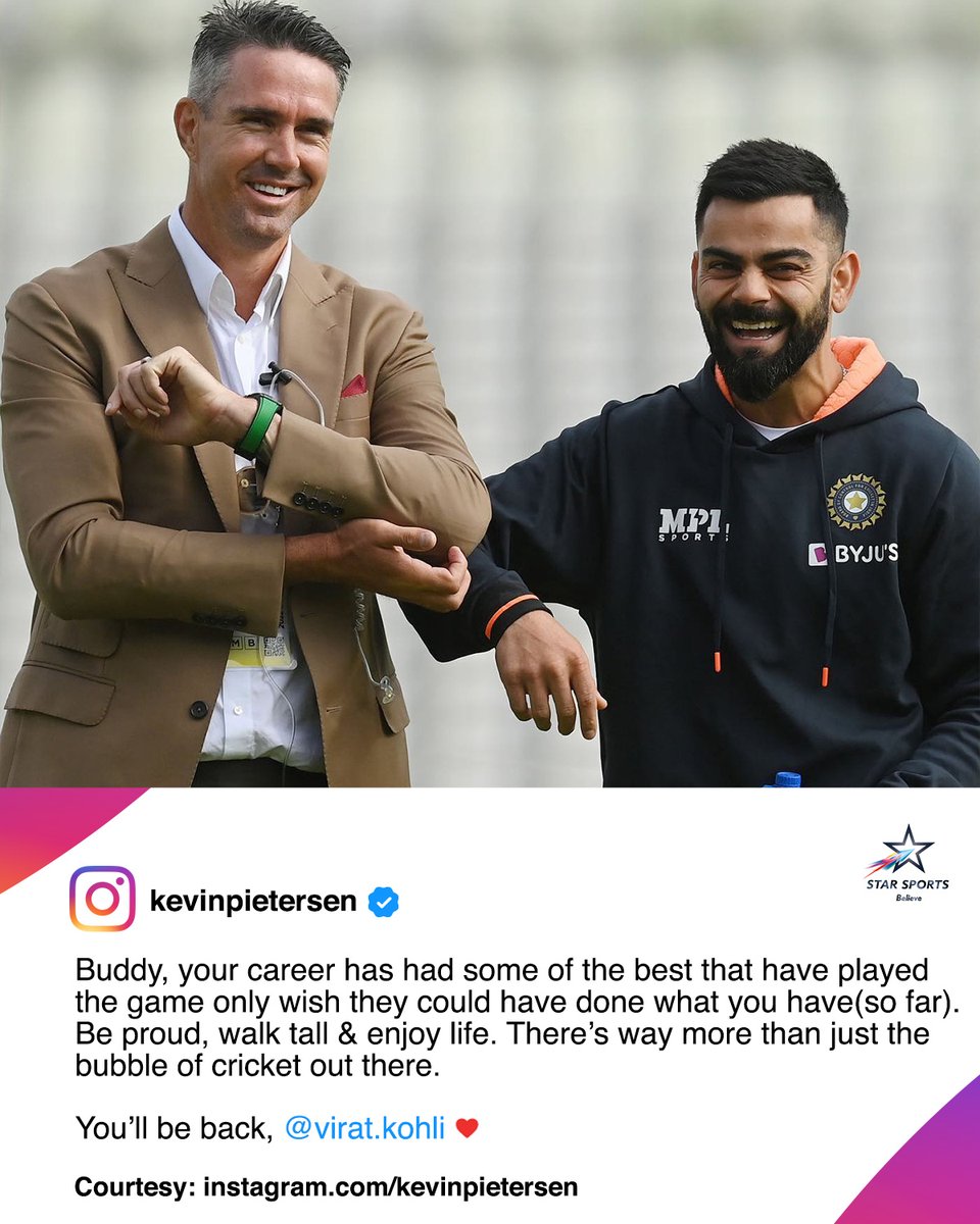 StarSportsIndia's tweet photo. Same KP, same! 😇

🙋‍♀️🙋‍♂️ if you too #Believe that #KingKohli will come back stronger! 👑

@KP24 | @imVkohli | #ViratKohli #Virat #Kohli https://t.co/dv1QwjtquF