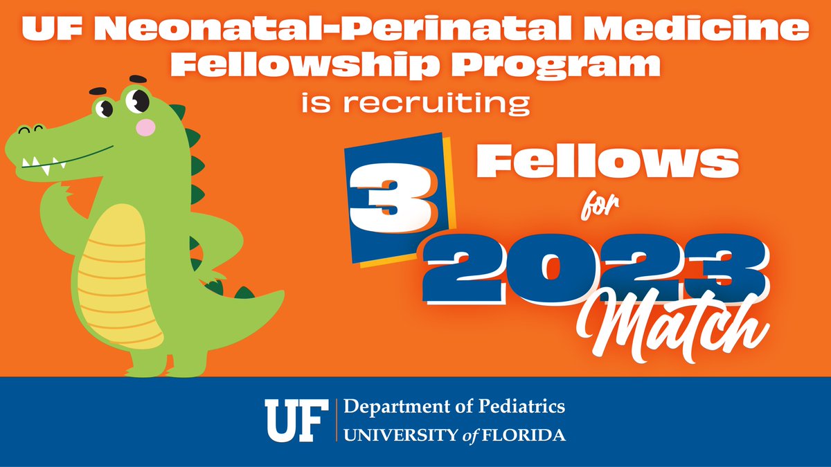 Good luck to all those applying this year! #ufnicu #ufneonatology #ufhealth #fellowfocus #neotwitter #npmfellows #neofellows #nicufellows #nicufellowship #neonatology #neonatologyfellowship #meded