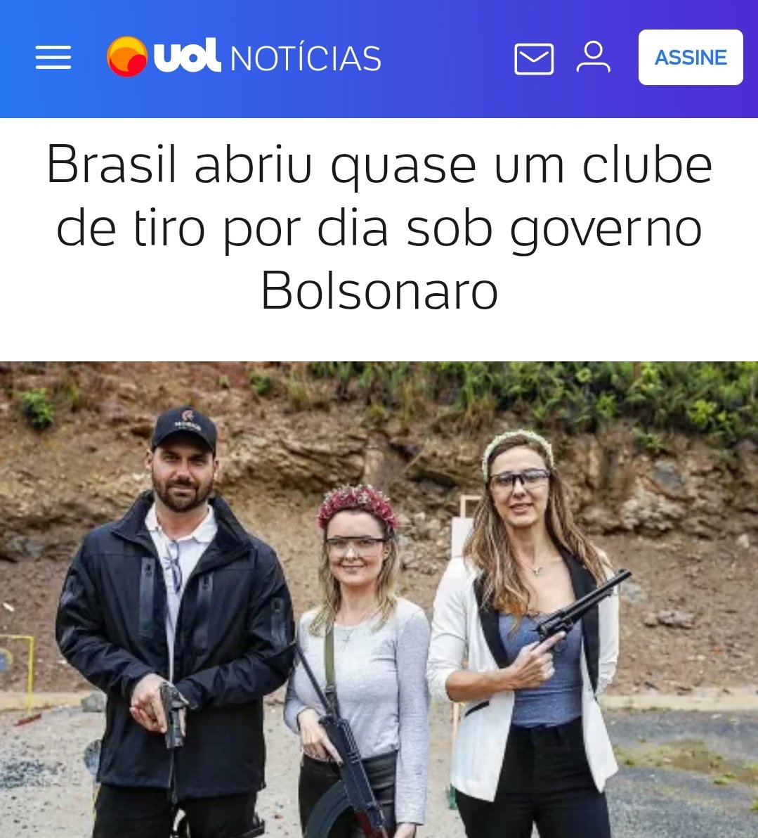 Brasil abriu quase um clube de tiro por dia sob governo Bolsonaro