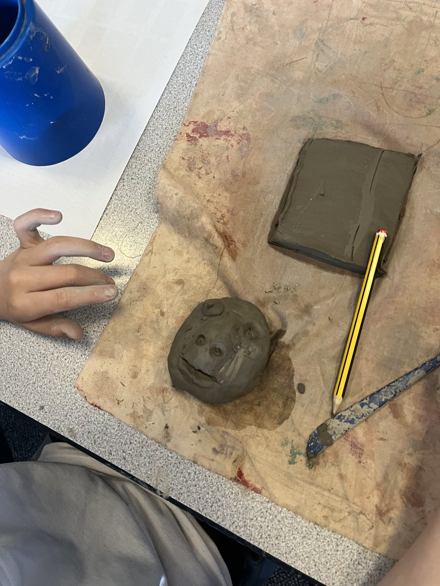 stjosephskly's tweet image. Oak class had a wonderful day with Tony Bullock who delivered a clay workshop so we could make Monkey Heads for our Rainforest topic #SJKart #BestDaysOfTheirLives @bcw_cat #OakClassRules