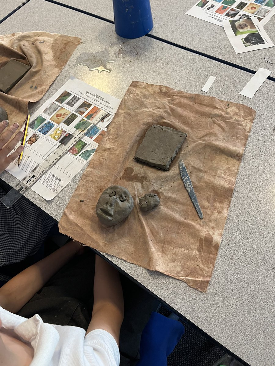 stjosephskly's tweet image. Oak class had a wonderful day with Tony Bullock who delivered a clay workshop so we could make Monkey Heads for our Rainforest topic #SJKart #BestDaysOfTheirLives @bcw_cat #OakClassRules