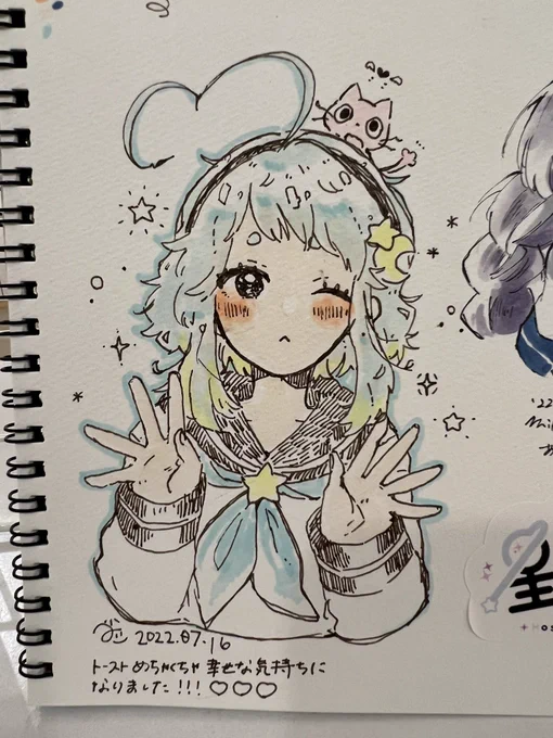 メルメリィ1日目お疲れ様でした!
イベント後創作cafeアトリエさん(@cafeatelier2017 )にお邪魔してきました〜😊
後日ちりんちゃんが描き足しておいてくれます✨ 
