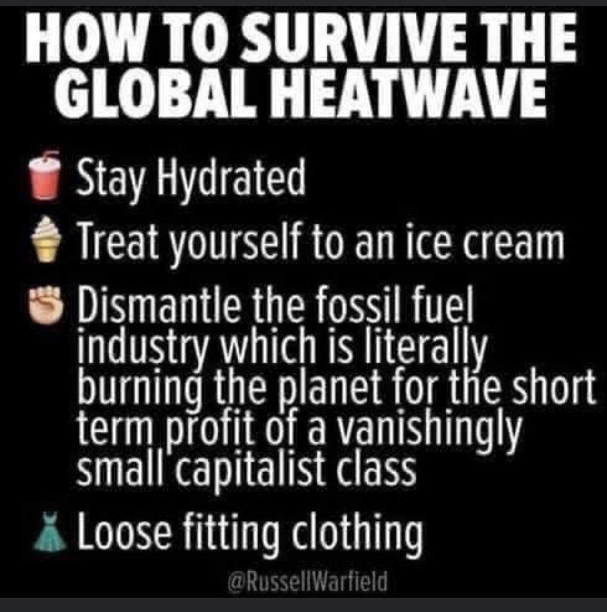 Amelia Womack (@amelia_womack) on Twitter photo Enjoying the sunshine??
Don’t forget this essential list on surviving the heatwave from <a href="/russellwarfield/">Russell Warfield</a> Enjoying the sunshine??
Don’t forget this essential list on surviving the heatwave from <a href="/russellwarfield/">Russell Warfield</a>