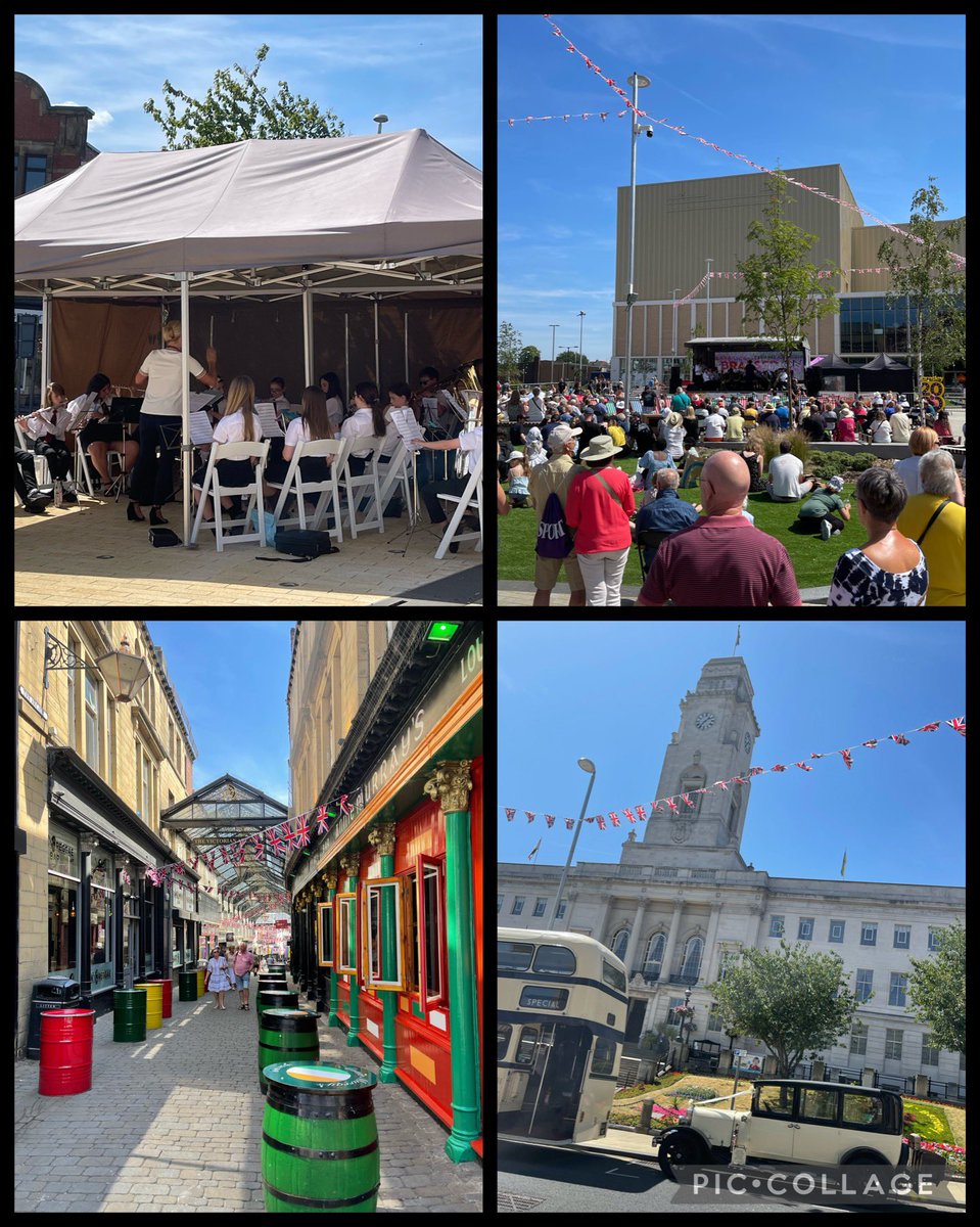 MatWrightMBE's tweet photo. What a day for @barnsleycentre A fantastic event organised by @BarnsleyCouncil and such a buzz in the air. #BrassedOn is a phenomenal success - superb leadership @AlexFrancis81 and team. I feel so proud of everyone that made this happen. There’s still time to enjoy it! Thank you! https://t.co/9gOTDHPWXT