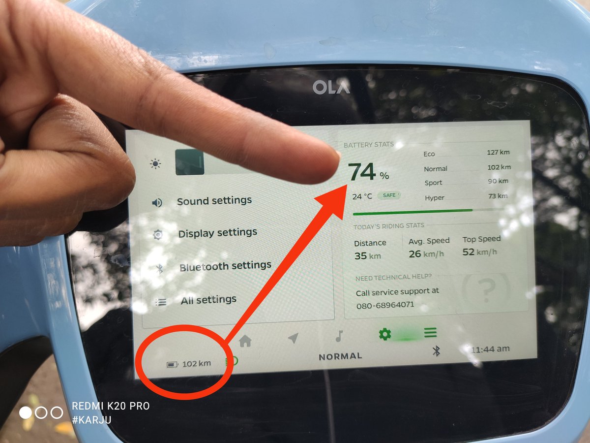 karthikbr007's tweet photo. @OlaElectric @bhash 
Feature request #1

Regen starting at 75% (102km range in normal mode) in MoveOS2

Requesting to enable regen at 90% (like in previous versions)

Helps in
1. Recover range
2. Minimise disk break
3. Ease of riding in city traffic 

#OlaS1FeatureRequest https://t.co/DS5QoS5Jb0