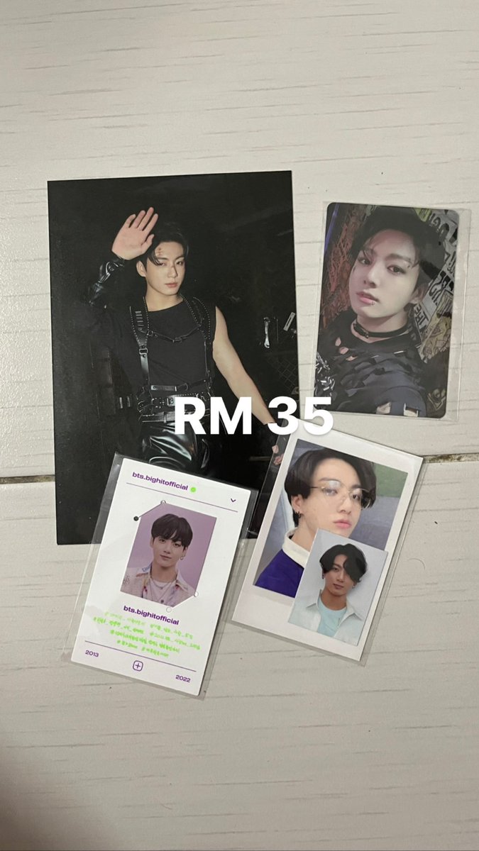 namuguki's tweet photo. WTS JUNGKOOK PC 🥹💜

HELP ME CLEAR THESE‼️‼️‼️

- exc local postage only 
- buy 3 or more can nego 
- for mots dvd pc can nego https://t.co/zYqbZUzuUO