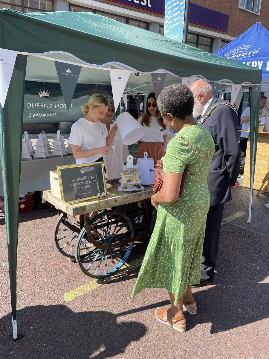 Fantastic day at Southsea Food Festival. Thanks to the Lord Mayor and Lady Mayoress who took a lot of time with our amazing businesses. Great to be back! #Portsmouth #southsea