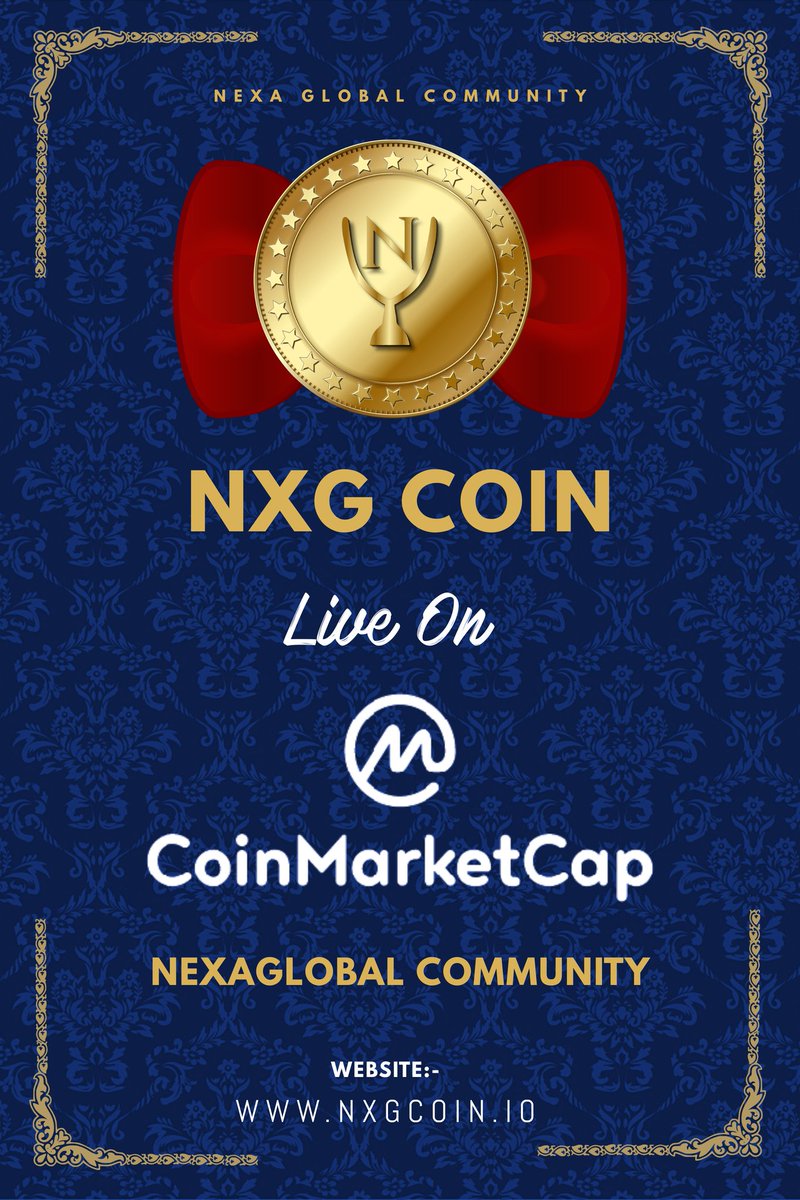 Nxg Now Live #CoinMarketCap
✌🏻✌🏻✌🏻✌🏻✌🏻✌🏻✌🏻
Exchange Ranking with Trust Score 
Be in the know. 
Follow #CoinMarketCap proprietary Trust Score ranked crypto exchange list for trusted exchanges based on liquidity, scale of operations and technical coverage.