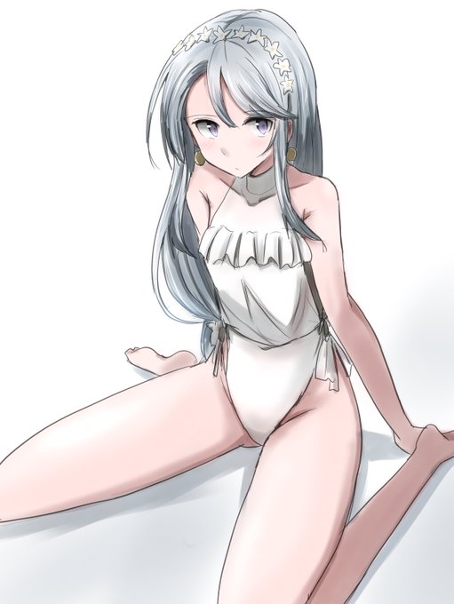 水着狭霧ちゃん。 